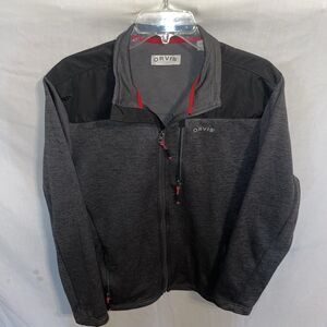 Orvis Mens Active Jacket Size Medium Gray Athleisure Outdoors Fishing